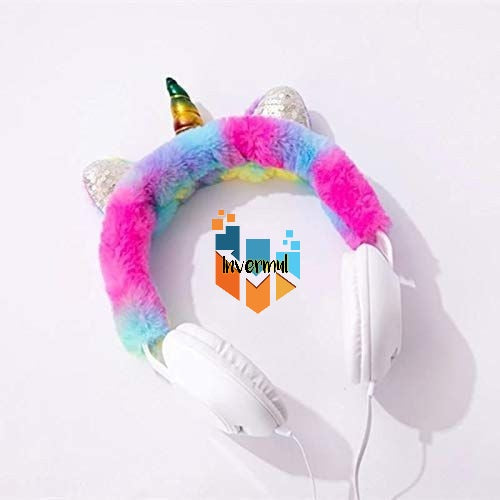 AUDIFONOS DE UNICORNIO PELUCHE