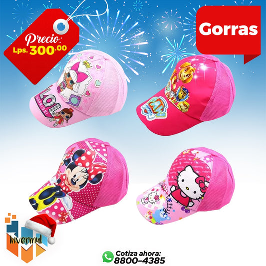 GORRAS PARA NIÑAS