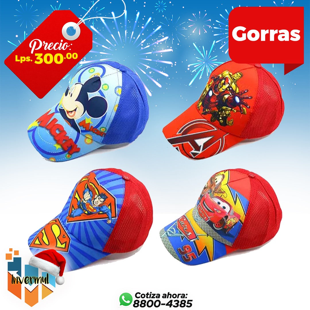 GORRAS PARA NIÑOS